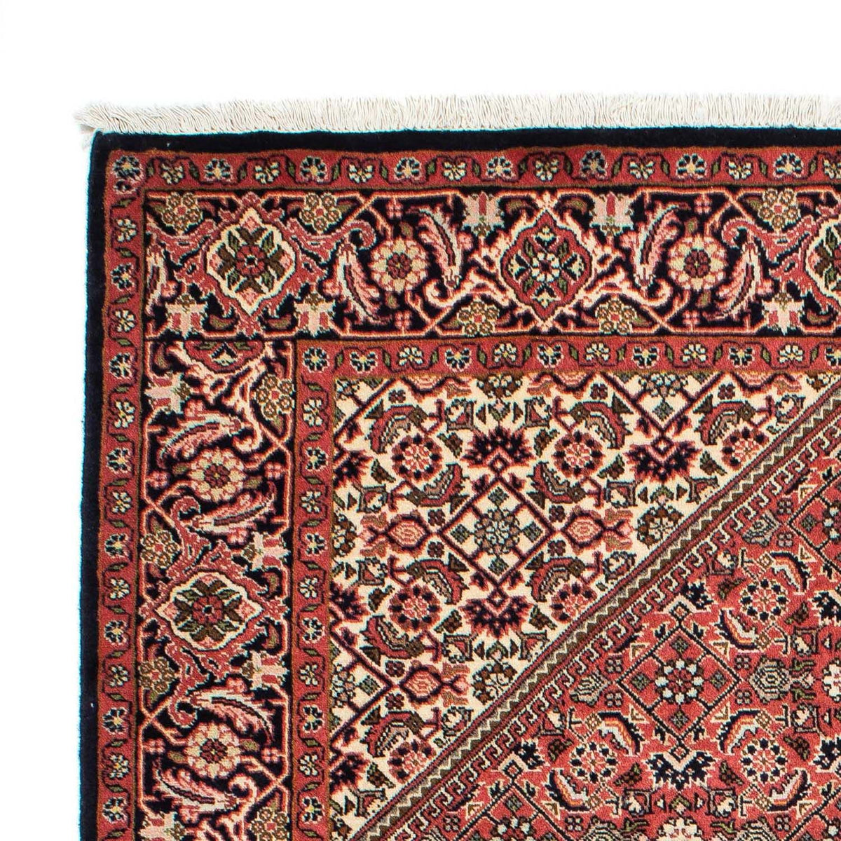 Tapis persan - Bidjar - 210 x 139 cm - rouge
