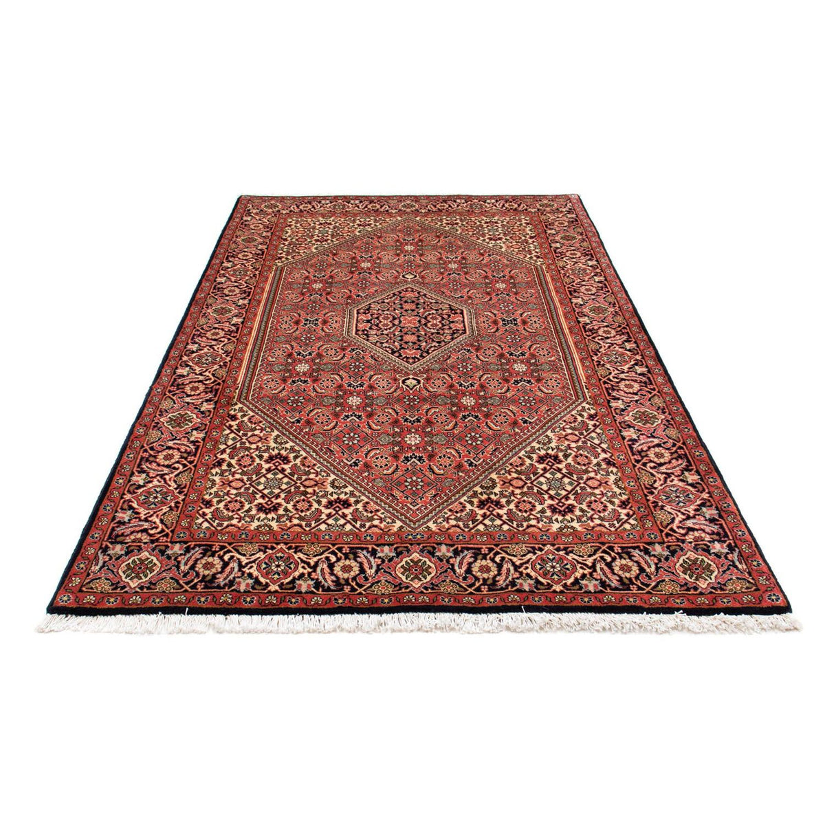 Tapis persan - Bidjar - 210 x 139 cm - rouge