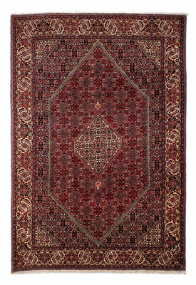 Tapis persan - Bidjar - 290 x 206 cm - rouge foncé