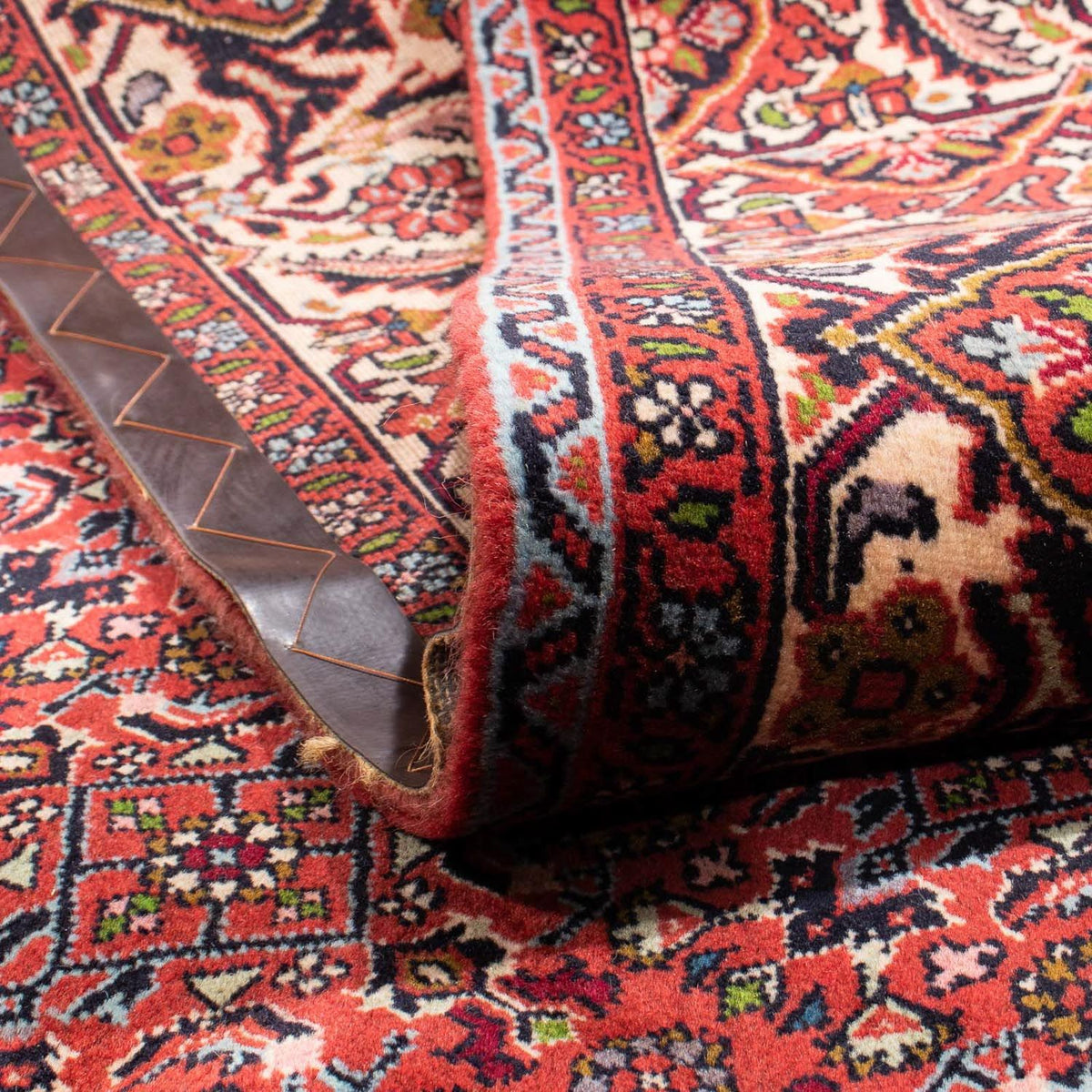 Tapis persan - Bidjar - 290 x 206 cm - rouge foncé