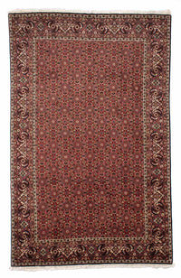 Tapis persan - Bidjar - 310 x 196 cm - rouge foncé