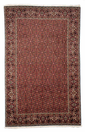 Tapis persan - Bidjar - 310 x 196 cm - rouge foncé