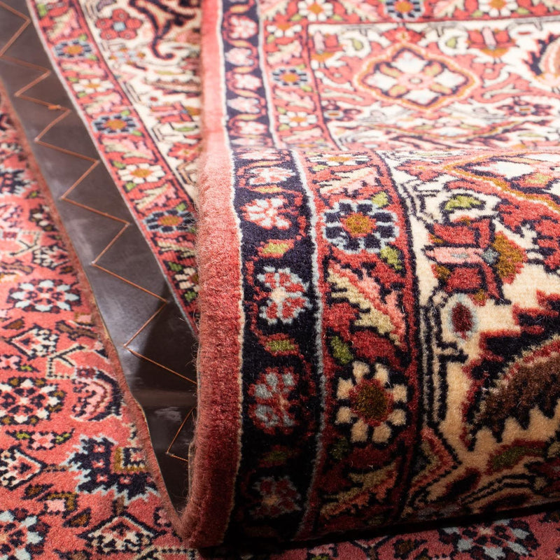 Tapis persan - Bidjar - 292 x 203 cm - rouge foncé