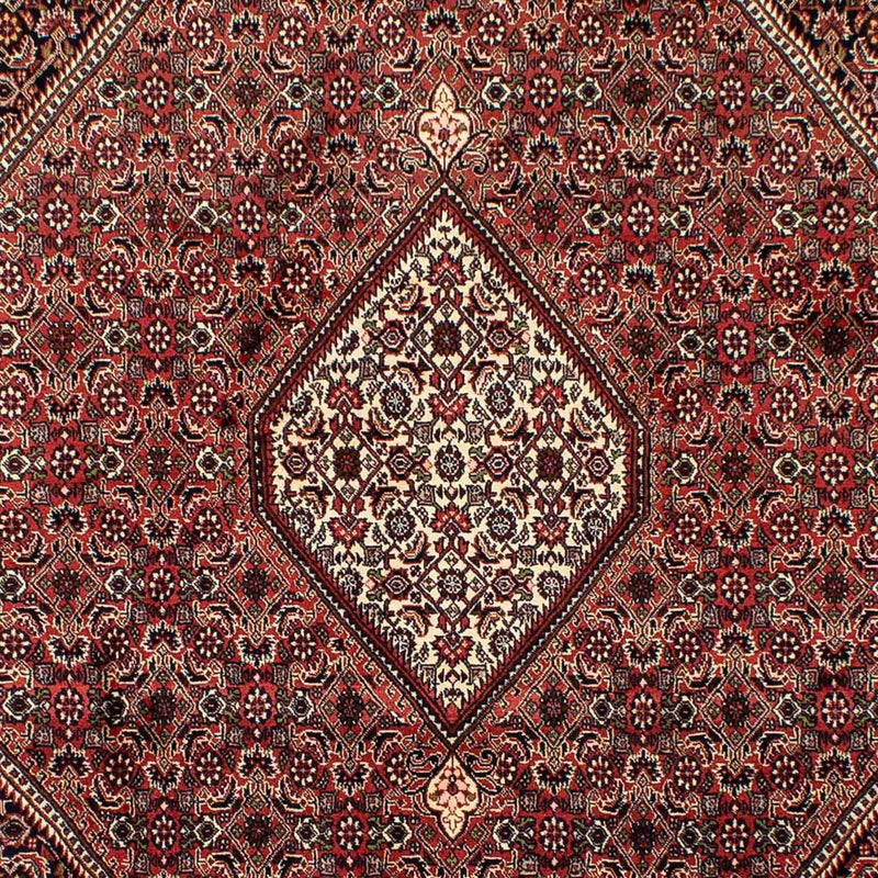 Tapis persan - Bidjar - 292 x 200 cm - rouge foncé