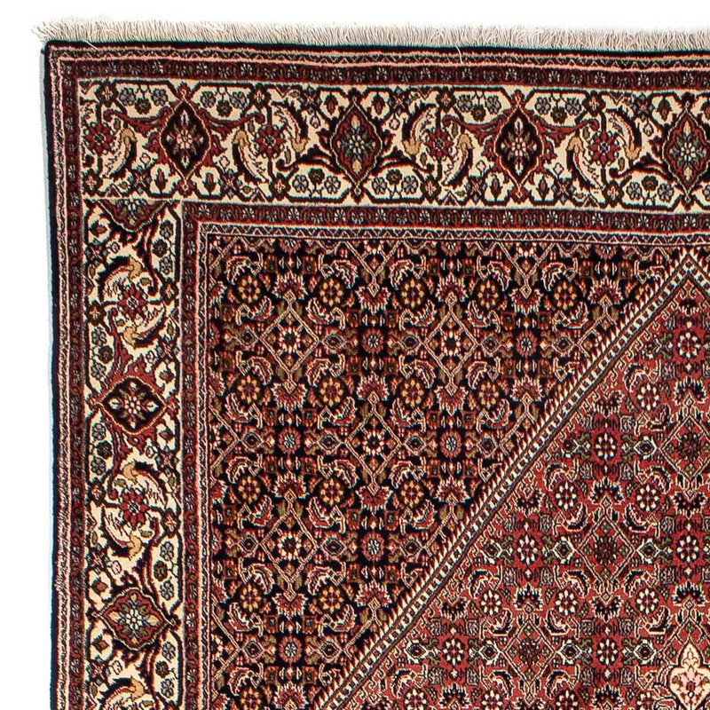 Tapis persan - Bidjar - 292 x 200 cm - rouge foncé