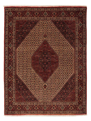 Tapis persan - Bidjar - 250 x 200 cm - rouge foncé