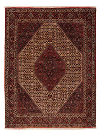 Tapis persan - Bidjar - 250 x 200 cm - rouge foncé
