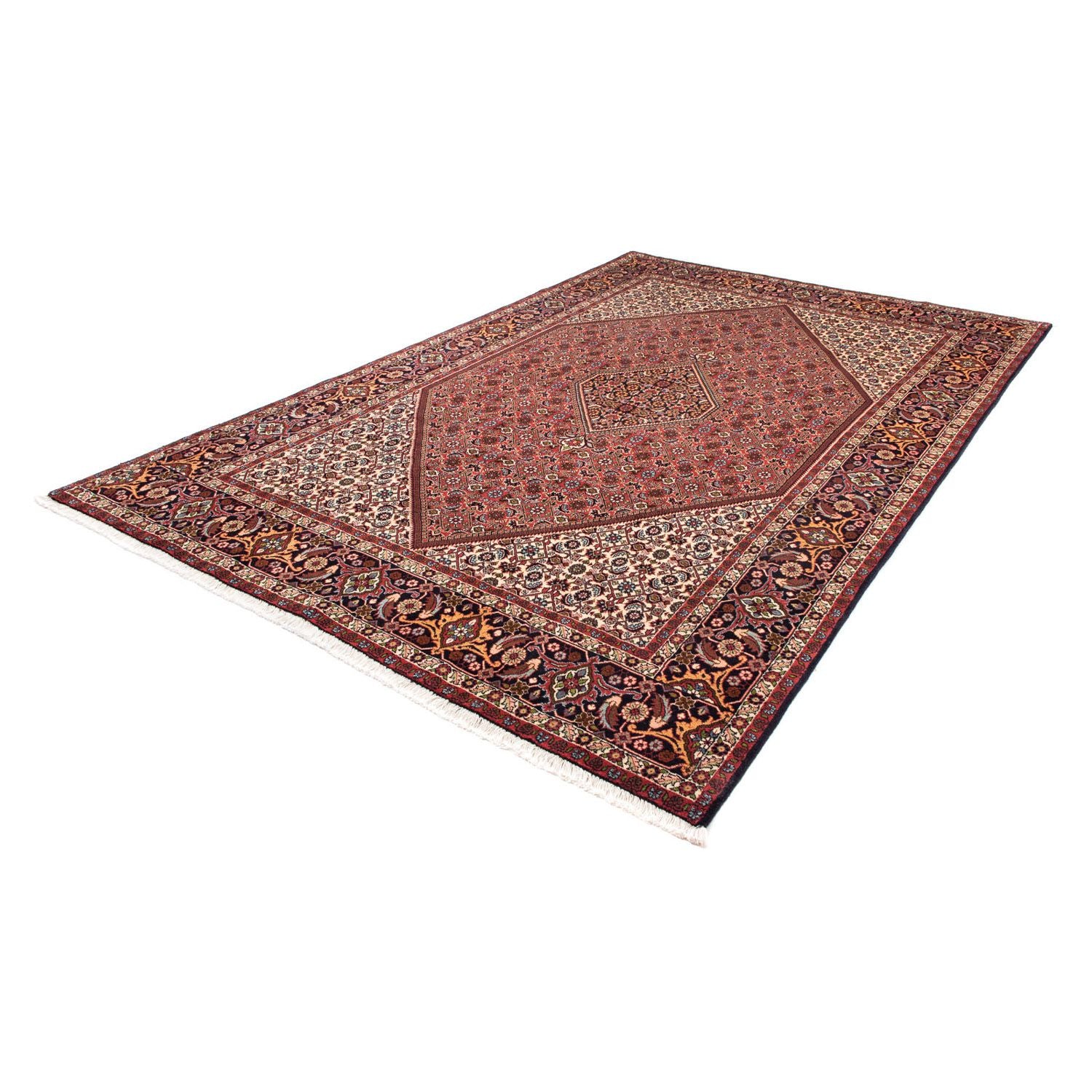 Tapis persan - Bidjar - 297 x 197 cm - marron