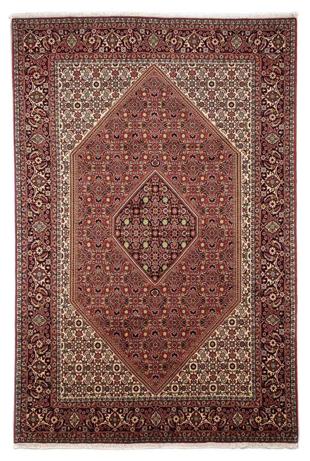 Tapis persan - Bidjar - 304 x 198 cm - rouge clair