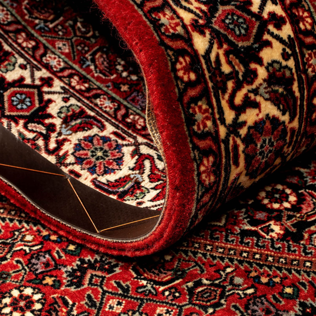 Tapis de couloir Tapis persan - Bidjar - 315 x 86 cm - multicolore