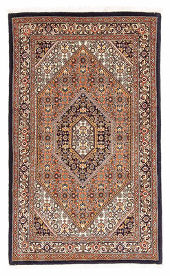 Tapis persan - Bidjar - 150 x 90 cm - bleu foncé