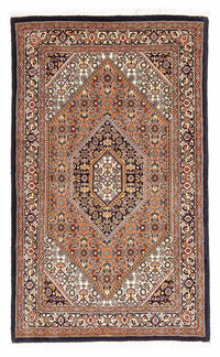 Tapis persan - Bidjar - 150 x 90 cm - bleu foncé