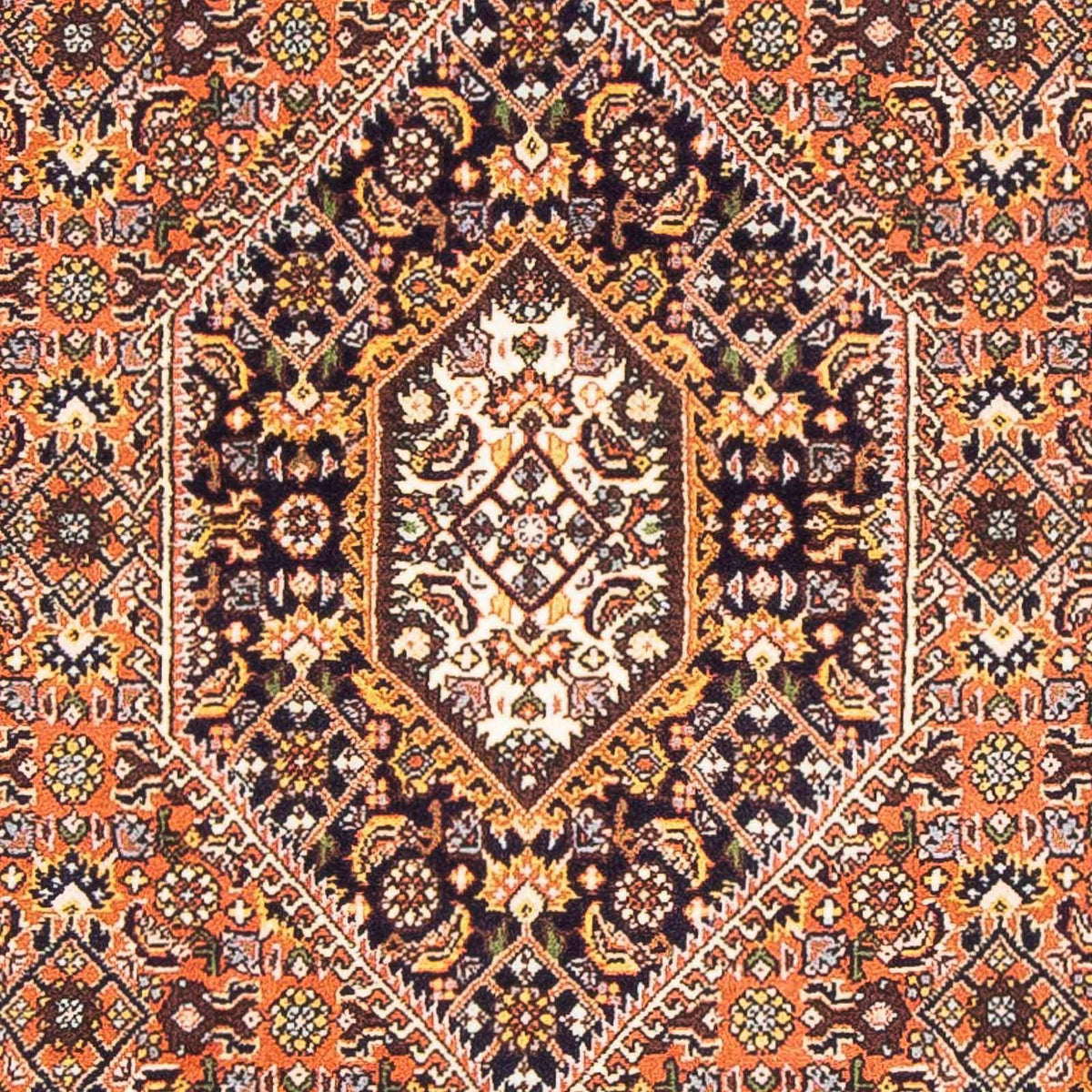 Tapis persan - Bidjar - 150 x 90 cm - bleu foncé