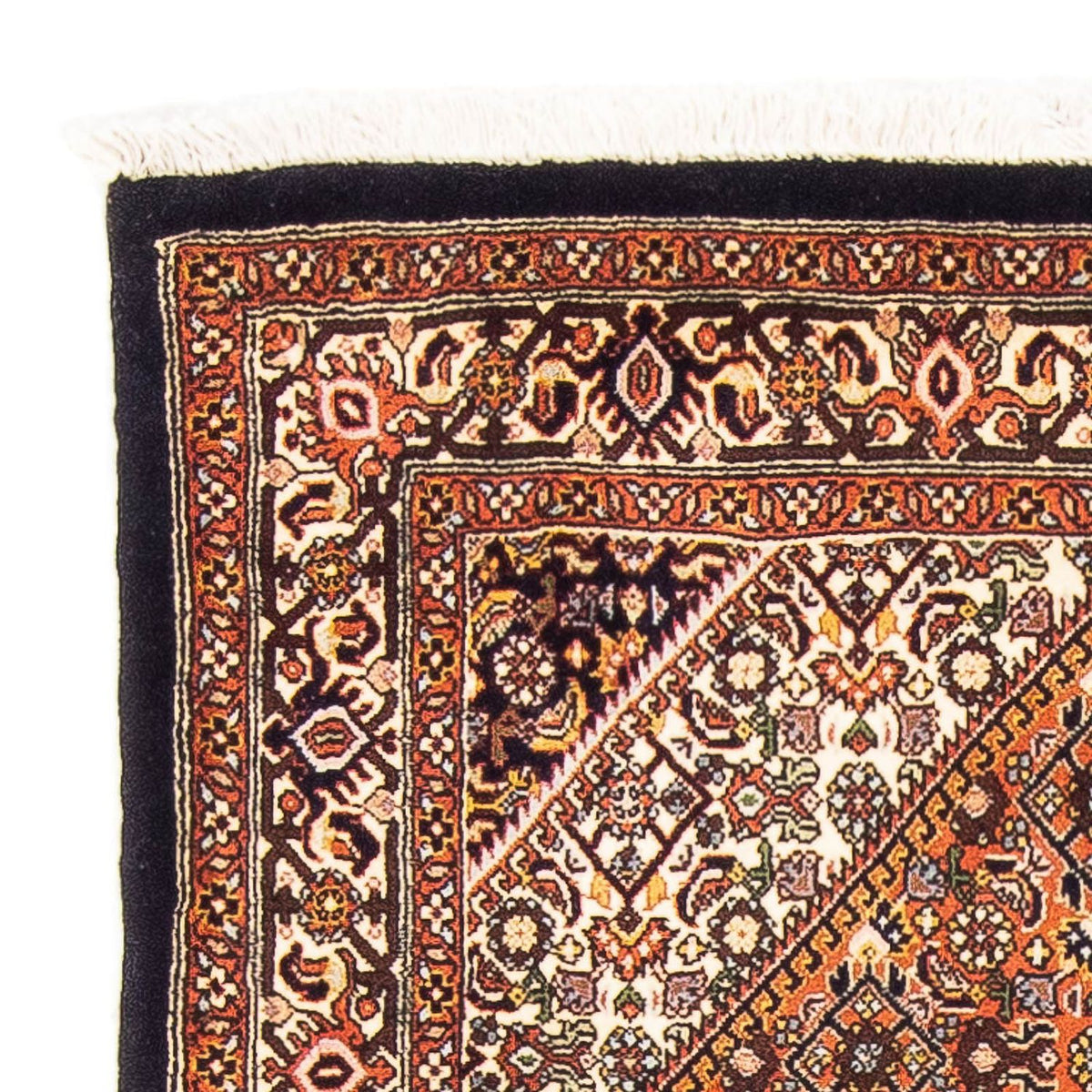 Tapis persan - Bidjar - 150 x 90 cm - bleu foncé