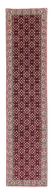 Tapis de couloir Tapis persan - Bidjar - 334 x 77 cm - rouge foncé