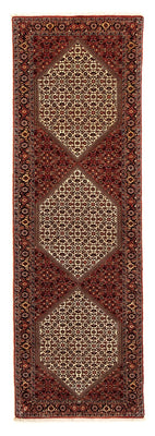 Tapis de couloir Tapis persan - Bidjar - 300 x 84 cm - multicolore