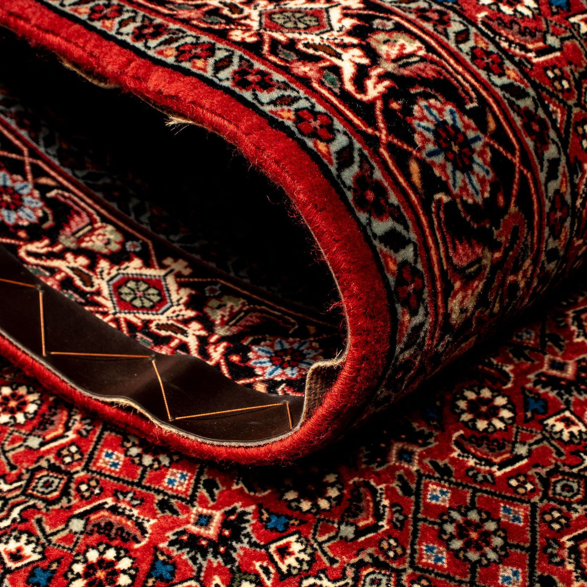 Tapis de couloir Tapis persan - Bidjar - 296 x 81 cm - multicolore