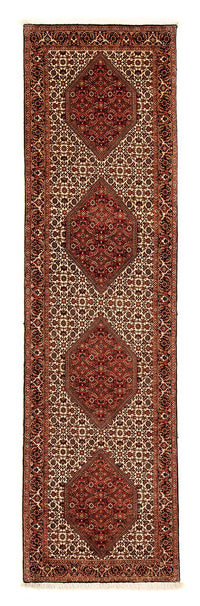 Tapis de couloir Tapis persan - Bidjar - 305 x 83 cm - marron