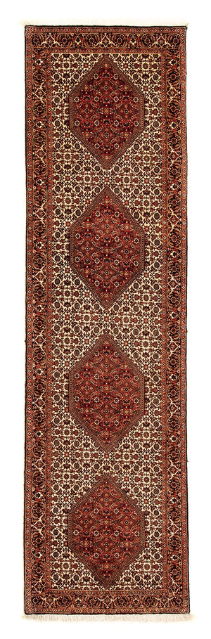 Tapis de couloir Tapis persan - Bidjar - 305 x 83 cm - marron