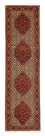Tapis de couloir Tapis persan - Bidjar - 305 x 83 cm - marron