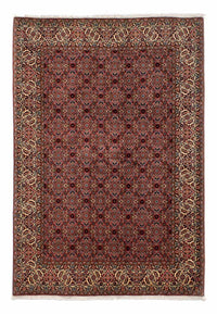 Tapis persan - Bidjar - 257 x 178 cm - rouge foncé