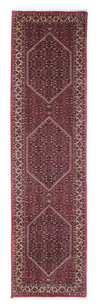 Tapis de couloir Tapis persan - Bidjar - 315 x 78 cm - rouge