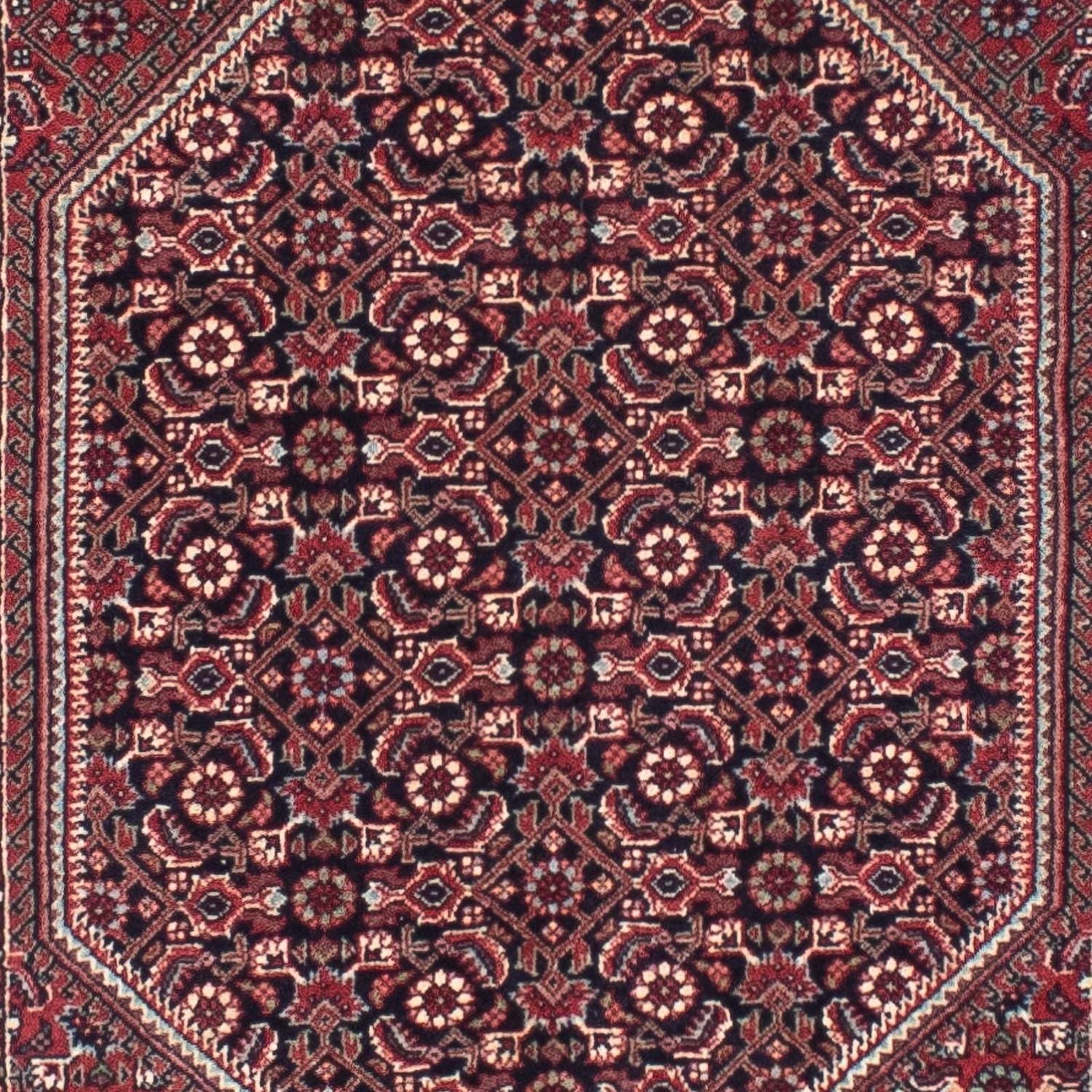 Tapis de couloir Tapis persan - Bidjar - 315 x 78 cm - rouge