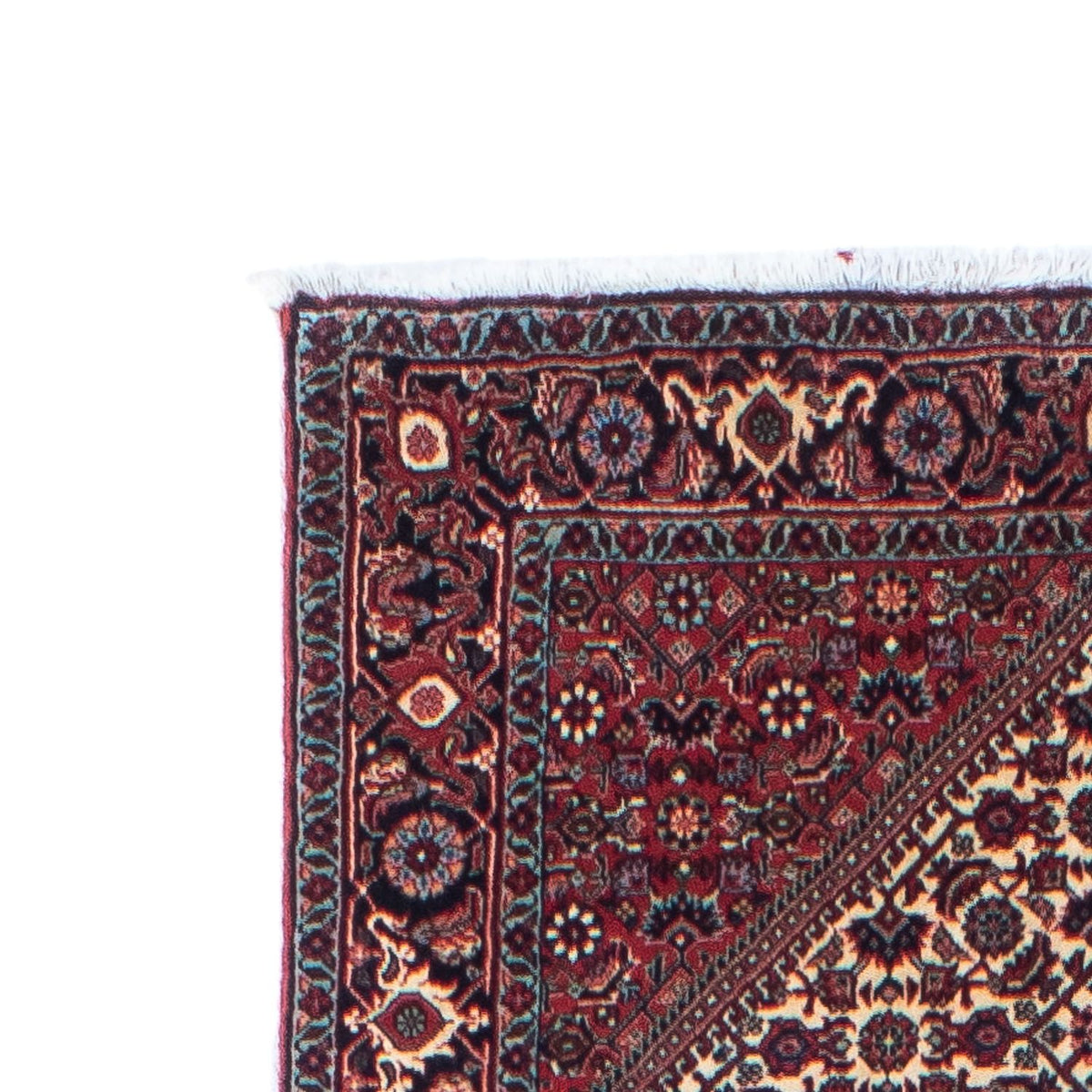 Tapis de couloir Tapis persan - Bidjar - 282 x 78 cm - rouge clair