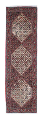 Tapis de couloir Tapis persan - Bidjar - 300 x 85 cm - beige