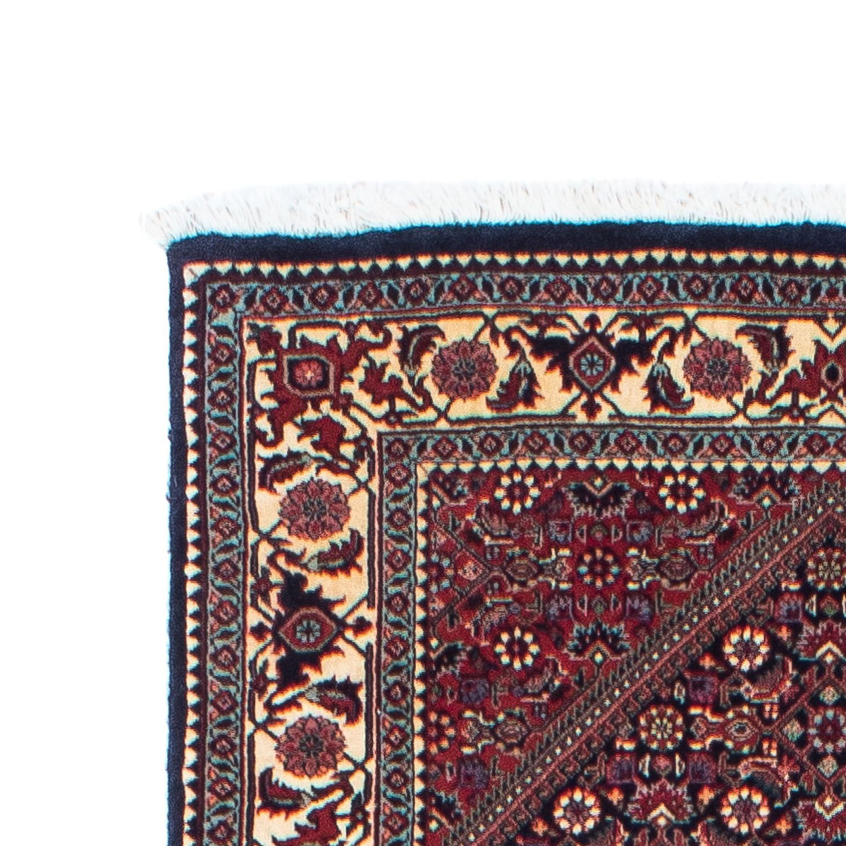 Tapis de couloir Tapis persan - Bidjar - 303 x 84 cm - rouge