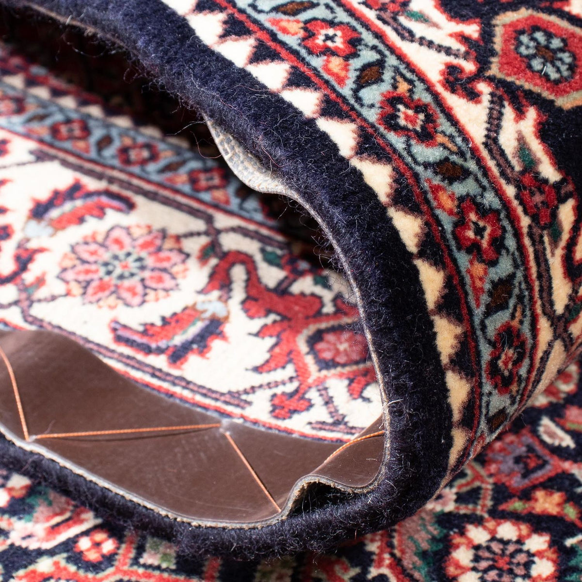 Tapis de couloir Tapis persan - Bidjar - 303 x 84 cm - rouge