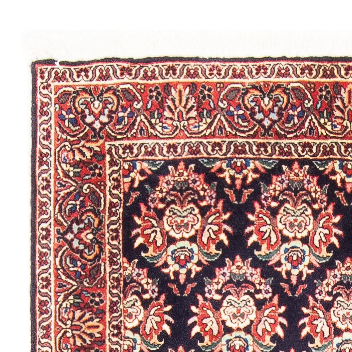 Tapis persan - Bidjar - 143 x 82 cm - bleu foncé