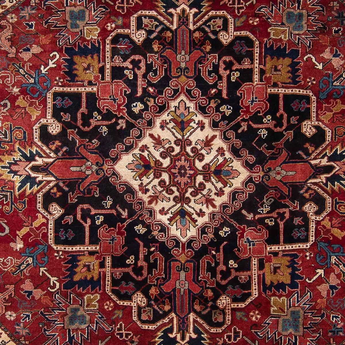 Tapis persan - Nomadic - 326 x 245 cm - rouge foncé