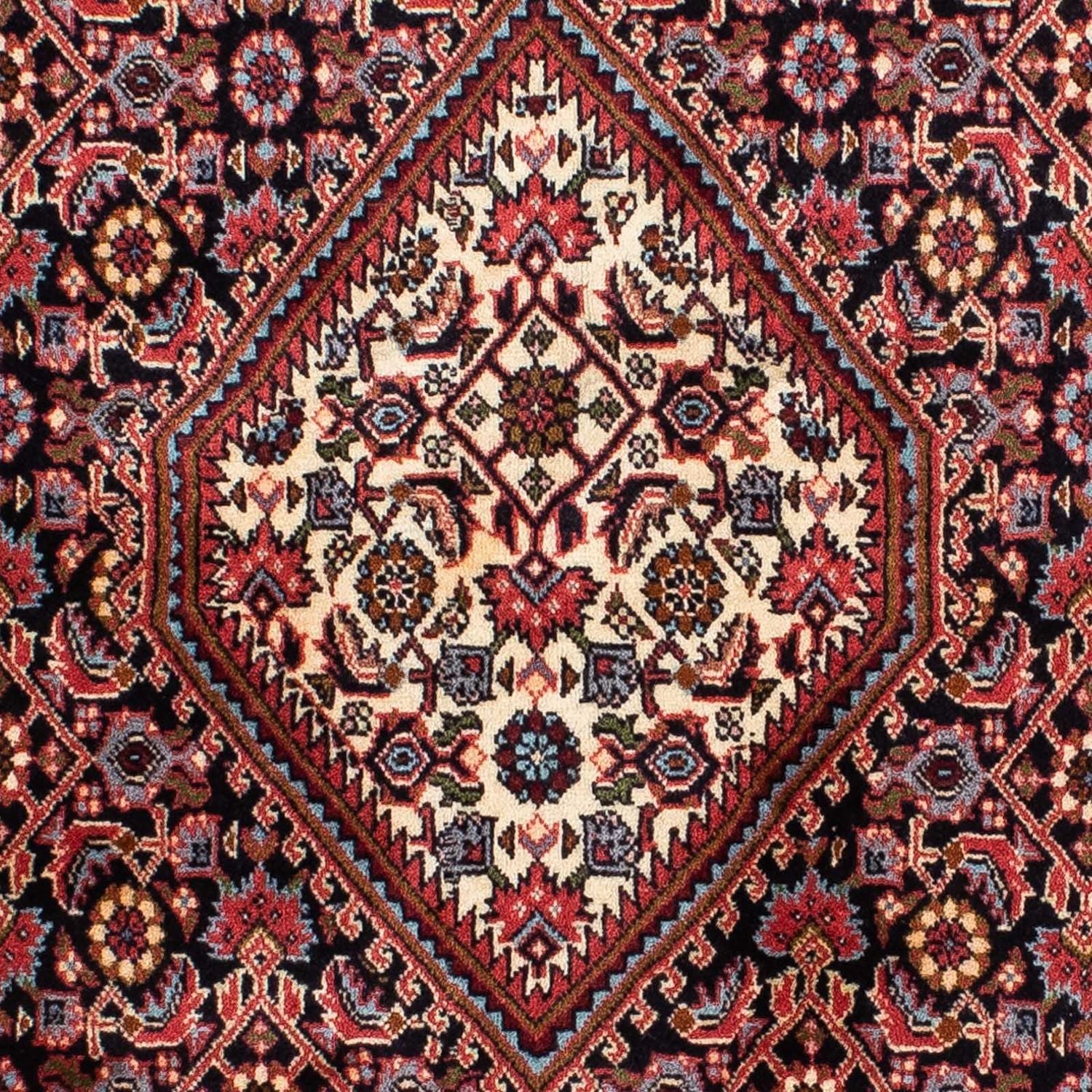 Tapis persan - Bidjar - 223 x 142 cm - rouge clair