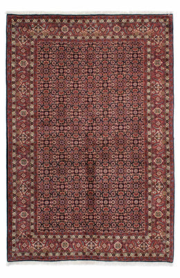 Tapis persan - Bidjar - 213 x 141 cm - marron foncé
