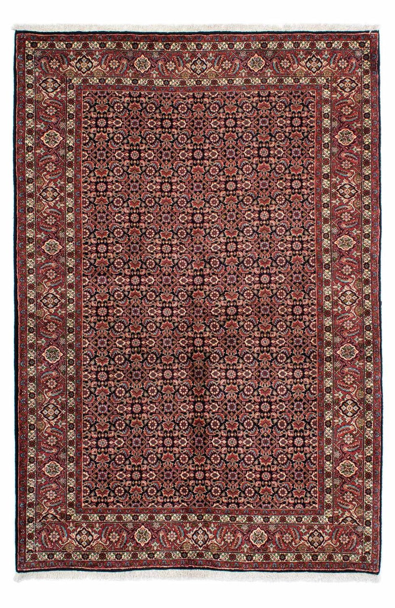 Tapis persan - Bidjar - 213 x 141 cm - marron foncé