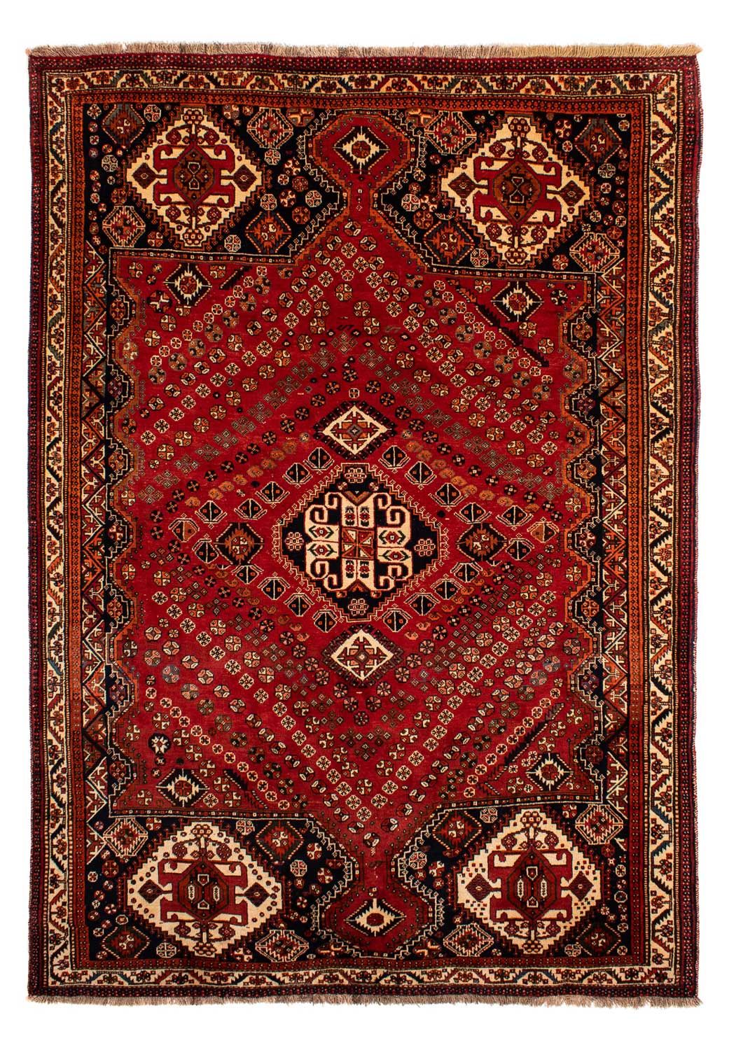 Tapis persan - Nomadic - 303 x 205 cm - rouge foncé