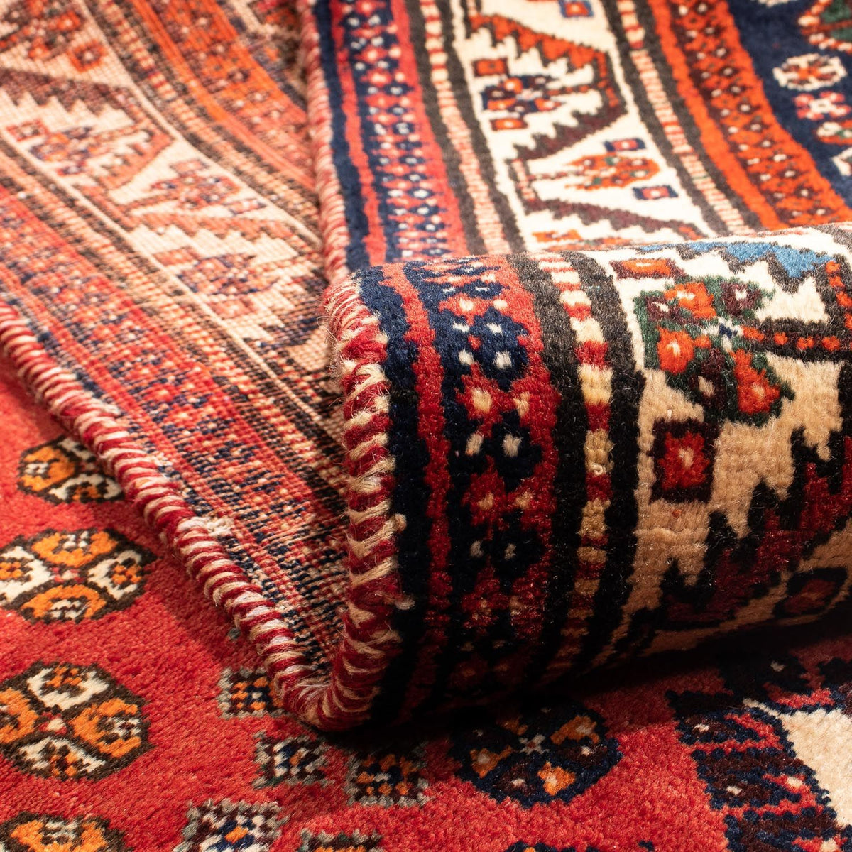 Tapis persan - Nomadic - 303 x 205 cm - rouge foncé