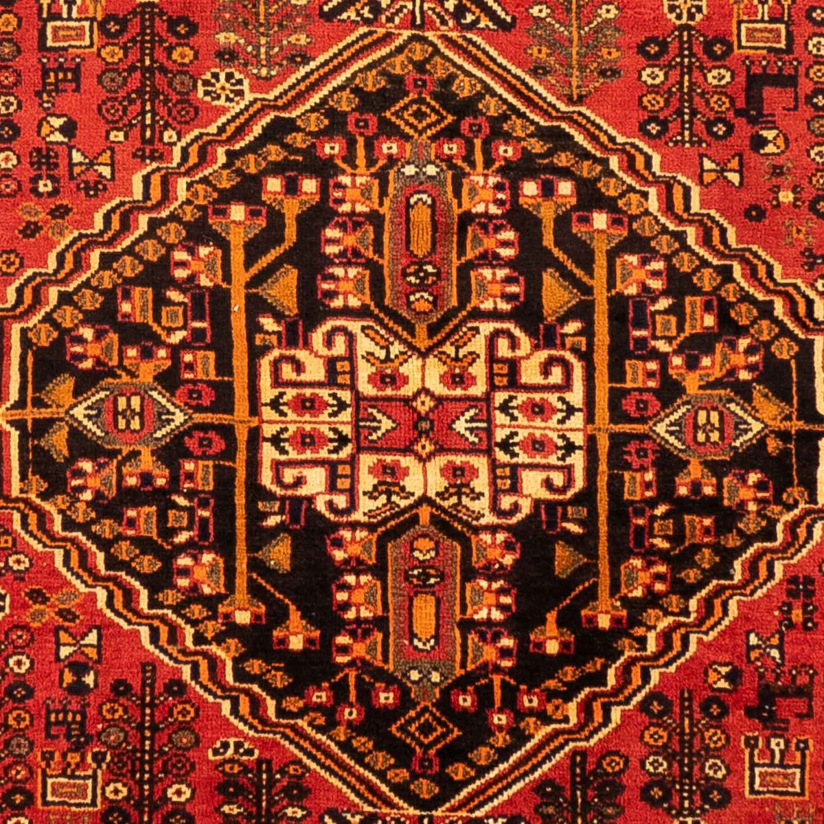 Tapis persan - Nomadic - 261 x 171 cm - rouge