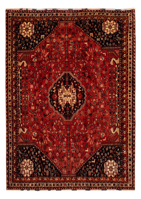 Tapis persan - Nomadic - 282 x 213 cm - rouge foncé
