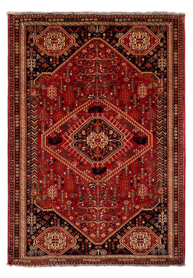 Tapis persan - Nomadic - 273 x 198 cm - rouge foncé