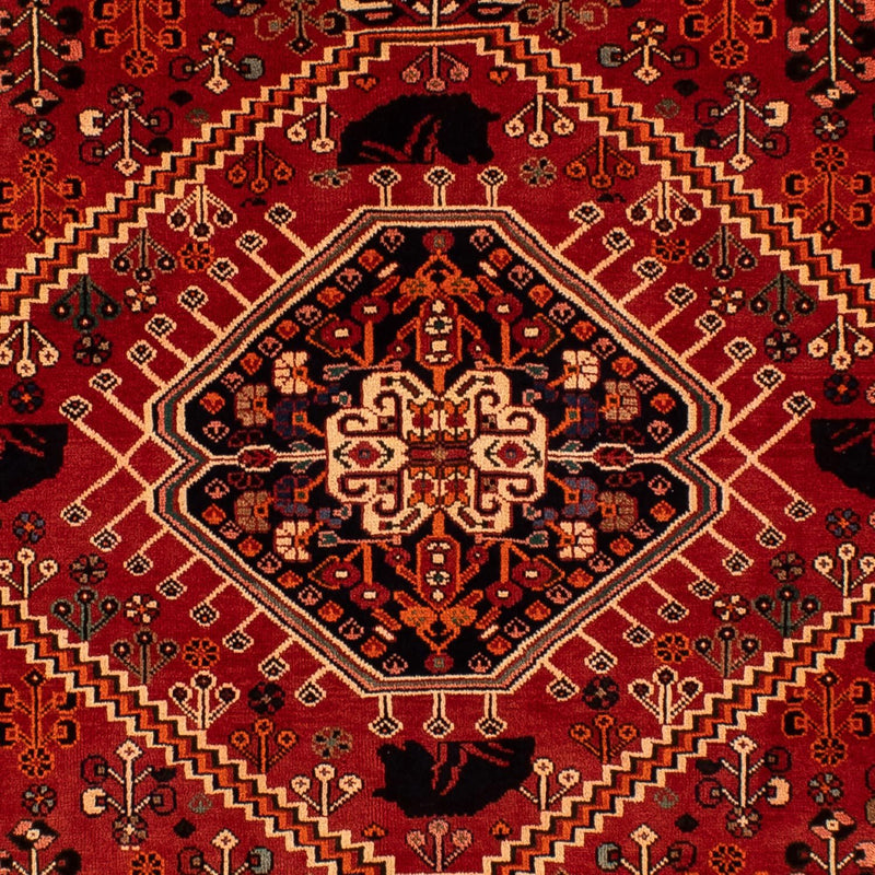 Tapis persan - Nomadic - 273 x 198 cm - rouge foncé
