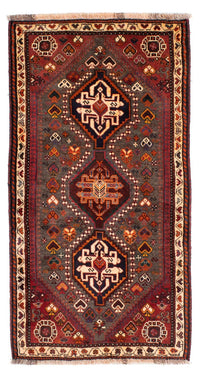 Tapis persan - Nomadic - 158 x 86 cm - marron foncé
