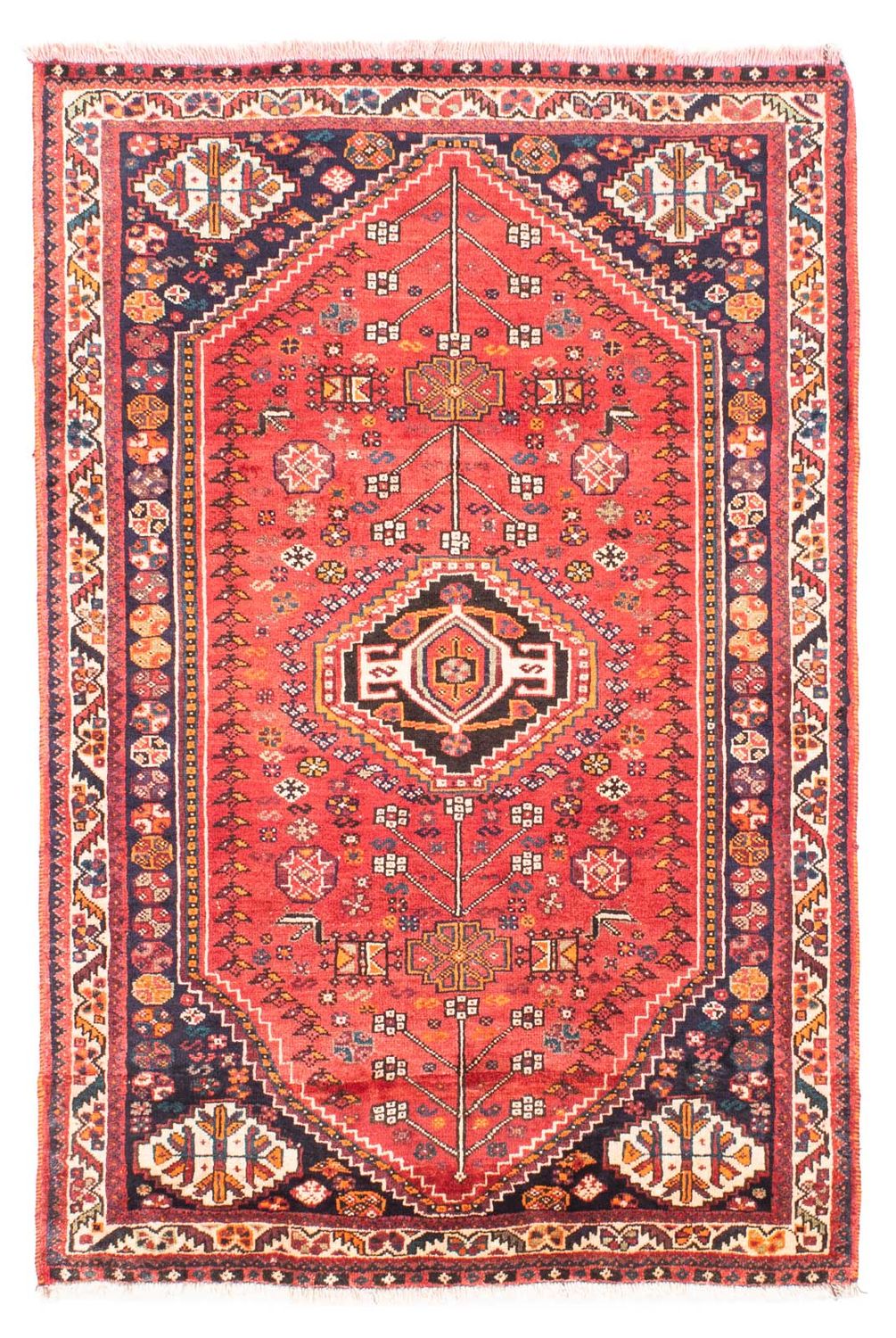Tapis persan - Nomadic - 166 x 107 cm - rouge