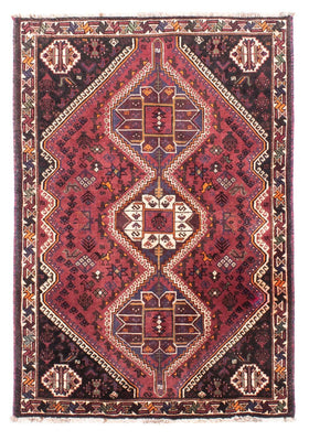 Tapis persan - Nomadic - 157 x 108 cm - rouge foncé