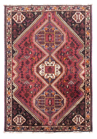 Tapis persan - Nomadic - 157 x 108 cm - rouge foncé