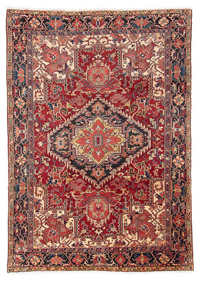 Tapis persan - Nomadic - 328 x 232 cm - rouge