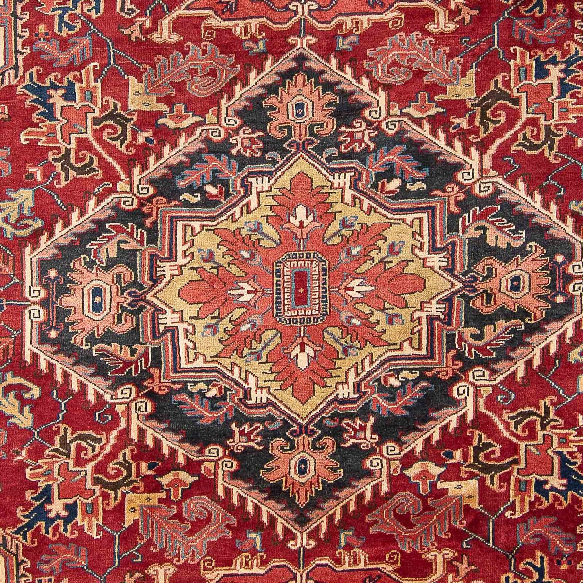 Tapis persan - Nomadic - 328 x 232 cm - rouge