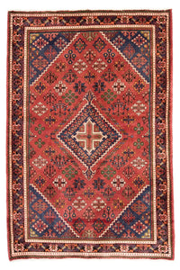 Tapis persan - Nomadic - 210 x 133 cm - rouge