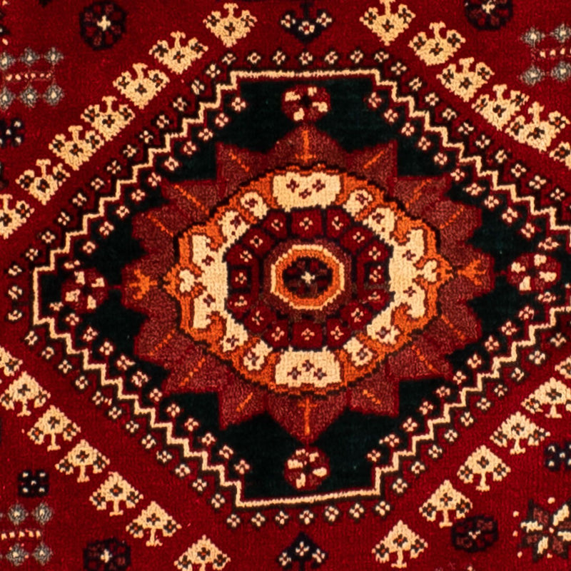 Tapis persan - Nomadic - 272 x 185 cm - rouge foncé